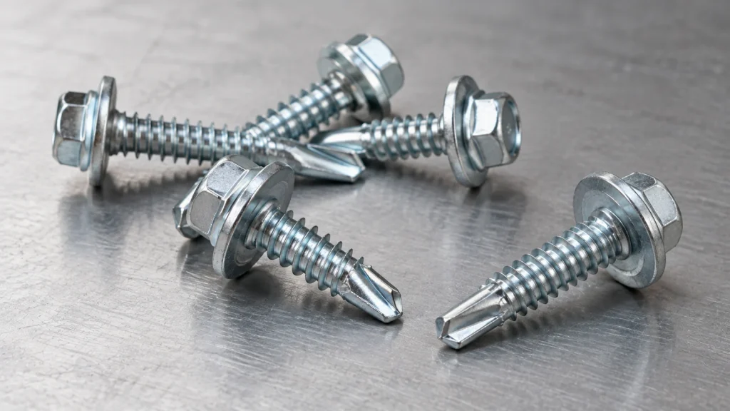 Hex Head Self-Drilling Screws with Cup Washers: Choosing Drill Point and Length